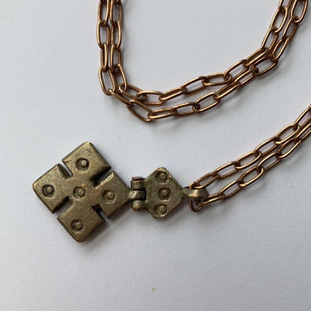Vintage Copper Pendant and chain